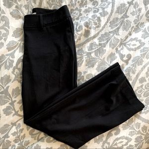 Ann Taylor Loft | Size 2 Petite Curvy | Black Straight Leg Pants
